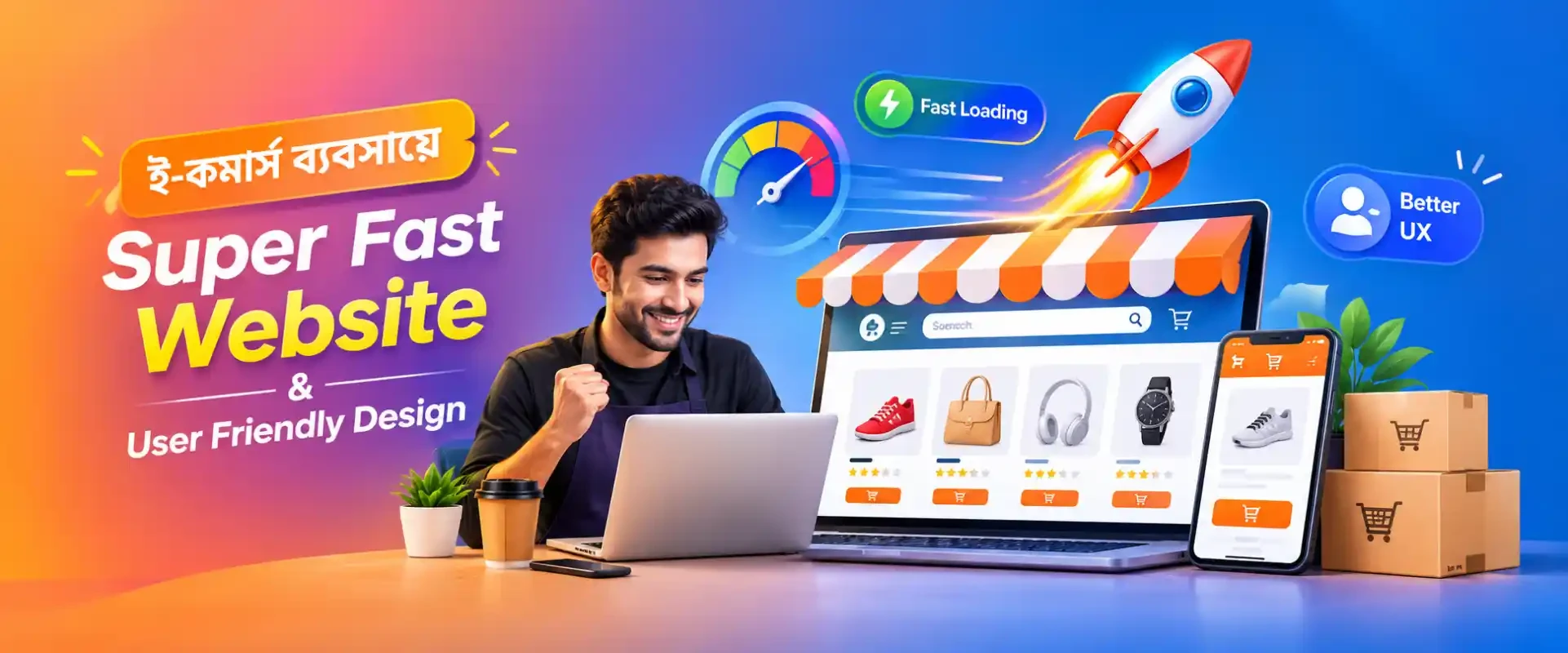 ই-কমার্স ব্যবসার জন্য Super Fast Website ও User-Friendly কেন জরুরি?