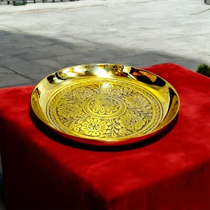 পিতলের নকশি প্লেট- 9.5" x 1.5"